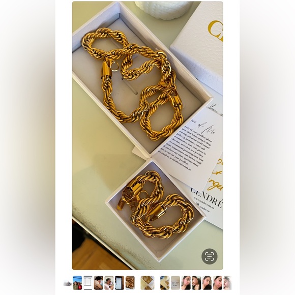 Cendre rope bracelet - Picture 2 of 2